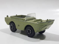 Vintage PlayArt Amphibian Jeep Light Moss Green Die Cast Toy Car Vehicle Made in Hong Kong