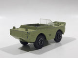 Vintage PlayArt Amphibian Jeep Light Moss Green Die Cast Toy Car Vehicle Made in Hong Kong