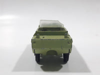 Vintage PlayArt Amphibian Jeep Light Moss Green Die Cast Toy Car Vehicle Made in Hong Kong