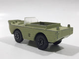 Vintage PlayArt Amphibian Jeep Light Moss Green Die Cast Toy Car Vehicle Made in Hong Kong