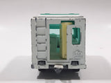 Majorette No. 224 - 259 Fourgon Camper Van "Camping Nature" 1/67 Scale White Die Cast Toy Car Vehicle with Opening Rear Door