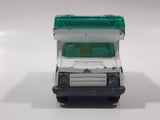 Majorette No. 224 - 259 Fourgon Camper Van "Camping Nature" 1/67 Scale White Die Cast Toy Car Vehicle with Opening Rear Door