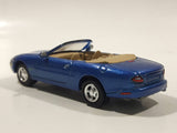 2000 Johnny Lightning Playing Mantis 237 Jaguar XK8 Convertible Blue Die Cast Toy Car Vehicle with Opening Hood