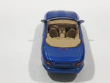 2000 Johnny Lightning Playing Mantis 237 Jaguar XK8 Convertible Blue Die Cast Toy Car Vehicle with Opening Hood