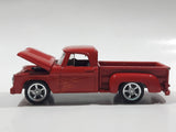 2008 Greenlight Collectibles 1965 Dodge D-100 Truck Red Die Cast Toy Car Vehicle with Opening Hood