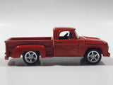 2008 Greenlight Collectibles 1965 Dodge D-100 Truck Red Die Cast Toy Car Vehicle with Opening Hood