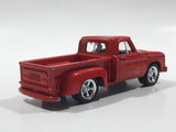 2008 Greenlight Collectibles 1965 Dodge D-100 Truck Red Die Cast Toy Car Vehicle with Opening Hood