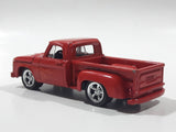 2008 Greenlight Collectibles 1965 Dodge D-100 Truck Red Die Cast Toy Car Vehicle with Opening Hood