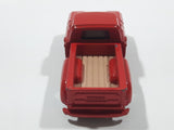 2008 Greenlight Collectibles 1965 Dodge D-100 Truck Red Die Cast Toy Car Vehicle with Opening Hood