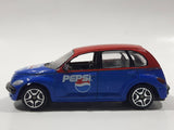 Motor Max 6016 Chrysler PT Cruiser Pepsi Blue and Red 1/64 Scale Die Cast Toy Car Vehicle