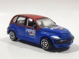 Motor Max 6016 Chrysler PT Cruiser Pepsi Blue and Red 1/64 Scale Die Cast Toy Car Vehicle