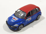 Motor Max 6016 Chrysler PT Cruiser Pepsi Blue and Red 1/64 Scale Die Cast Toy Car Vehicle