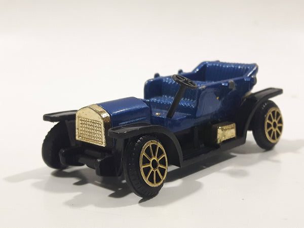 Vintage Reader's Digest High Speed Corgi Brougham Royal Blue Black Gold No. 214 Classic Die Cast Toy Antique Car Vehicle