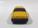 Unknown Brand #18 Yellow with Orange Die Cast Toy Car Vehicle