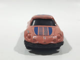 Unknown Brand #18 Pink with Dark Blue Die Cast Toy Car Vehicle