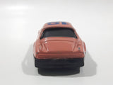 Unknown Brand #18 Pink with Dark Blue Die Cast Toy Car Vehicle