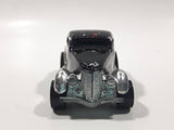 Vintage 1977 Hot Wheels Super Chromes Neet Streeter Chrome Painted Black Die Cast Toy Car Vehicle Red Lines - Missing Motor