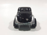 Vintage 1977 Hot Wheels Super Chromes Neet Streeter Chrome Painted Black Die Cast Toy Car Vehicle Red Lines - Missing Motor