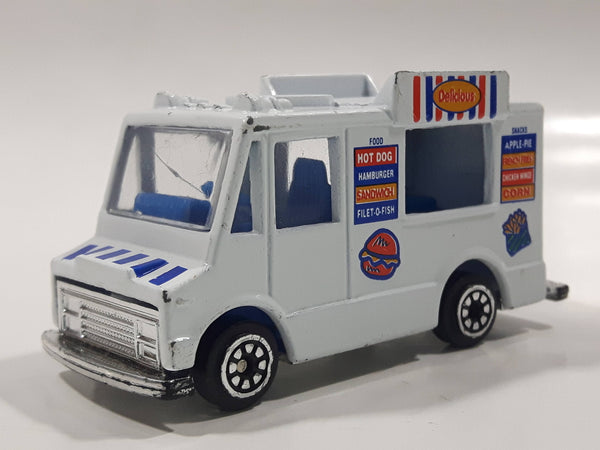 Unknown Brand Delicious Food Truck White Die Cast Toy Car Vehicle