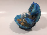 Dolphin and Coral Themed Resin Miniature Snow Globe - Water Drained
