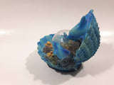 Dolphin and Coral Themed Resin Miniature Snow Globe - Water Drained