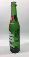 Vintage 7up Money Back Bottle 10 Fluid Ounces Green Glass Bottle 3589