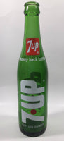 Vintage 7up Money Back Bottle 10 Fluid Ounces Green Glass Bottle 3589 - 17