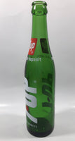 Vintage 7up Money Back Bottle 10 Fluid Ounces Green Glass Bottle 3589 - 17