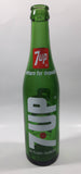 Vintage 7up Money Back Bottle 10 Fluid Ounces Green Glass Bottle 3589 - 16