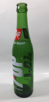 Vintage 7up Money Back Bottle 10 Fluid Ounces Green Glass Bottle 3589 - 16