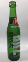 Vintage 7up Money Back Bottle 10 Fluid Ounces Green Glass Bottle 3589 - 16