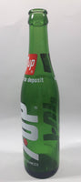 Vintage 7up Money Back Bottle 10 Fluid Ounces Green Glass Bottle 3589 - 2