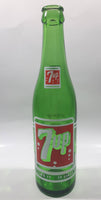 Vintage 7up "You Like It" "It Likes You" Green Glass Soda Pop Bottle - 3