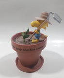 2010 Hallmark Peanuts Gallery "FAITH is for the things that take a while" Woodstock As A Gardener Detailed Resin Ornament