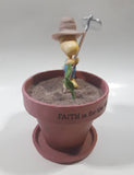 2010 Hallmark Peanuts Gallery "FAITH is for the things that take a while" Woodstock As A Gardener Detailed Resin Ornament
