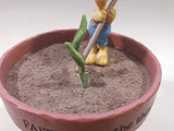 2010 Hallmark Peanuts Gallery "FAITH is for the things that take a while" Woodstock As A Gardener Detailed Resin Ornament