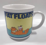 Enesco United Features Syndicate Garfield "Fat Floats" Ceramic Coffee Mug Cup Jim Davis