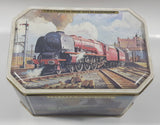 Vintage London Midland & Scottish Railway Company Locomotive Train Themed Tin Metal Container
