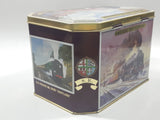 Vintage London Midland & Scottish Railway Company Locomotive Train Themed Tin Metal Container