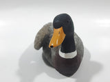 Vintage Very Rare Marshland Collectibles Small Mallard Duck Drake Raised Wing Decoy