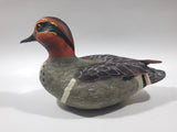 Giftcraft Green Winged Teal Duck 9 1/2" Long Heavy Resin Duck Sculpture