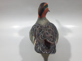 Giftcraft Green Winged Teal Duck 9 1/2" Long Heavy Resin Duck Sculpture