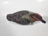 Giftcraft Green Winged Teal Duck 9 1/2" Long Heavy Resin Duck Sculpture