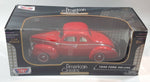 2012 Motor Max American Classics Premium Die-Cast Collection 1940 Ford Deluxe Red 1:18 Scale Die Cast Toy Car Vehicle New in Box