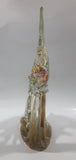 Tropical Fish Pair in Rainbow Colors 8 3/4" Tall Art Glass Sculpture