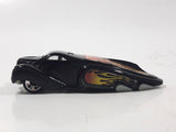 2004 Hot Wheels Crooze Ooz Coupe Black with Flames Die Cast Toy Car Vehicle McDonald's Happy Meal 6/8