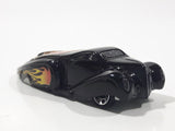 2004 Hot Wheels Crooze Ooz Coupe Black with Flames Die Cast Toy Car Vehicle McDonald's Happy Meal 6/8