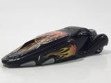 2004 Hot Wheels Crooze Ooz Coupe Black with Flames Die Cast Toy Car Vehicle McDonald's Happy Meal 6/8
