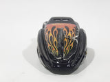 2004 Hot Wheels Crooze Ooz Coupe Black with Flames Die Cast Toy Car Vehicle McDonald's Happy Meal 6/8