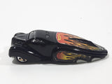 2004 Hot Wheels Crooze Ooz Coupe Black with Flames Die Cast Toy Car Vehicle McDonald's Happy Meal 6/8